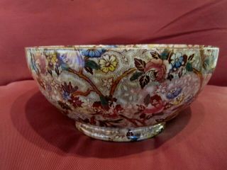 Wonderful Vintage Maling Centrepiece Decorative Bowl