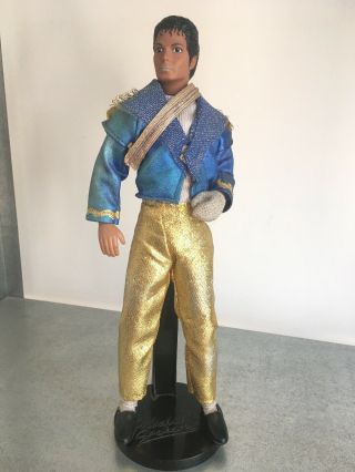 Vintage 1984 Michael Jackson Doll Grammy Awards Complete With Stand Vgc