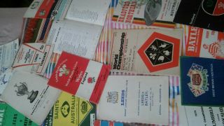 Joblot bundle vintage 1970s Rugby league club programmes.  Wembley Final Leeds 3