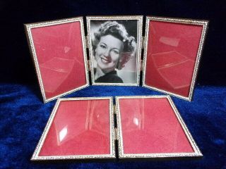 2 Vintage Folding Photo Frames,  