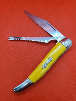 Vintage Imperial Ireland Fish Knife 2 Blade Pocket Knife