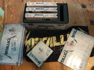 Vintage 1993 Metallica Live Shit Binge And Purge Box Set 3 Vhs 3 Cd With