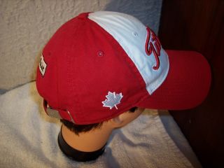 Vintage Titleist 1 Red/white Canada Logo Cotton Adjustible Golf Cap/hat