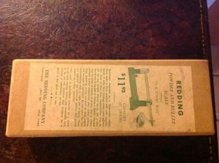 Vintage Redding Powder And Bullet Scale With Box