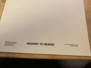 Vintage 1987 Highway to Heaven TV Promo Press Photo - Landon & Victor French 3