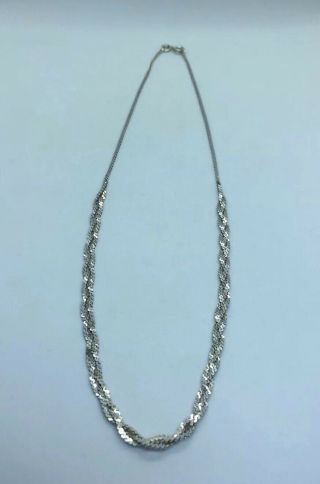 Vintage Sterling Silver 925 Necklace/ Choker