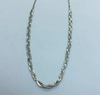 Vintage Sterling Silver 925 Necklace/ Choker 3