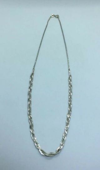 Vintage Sterling Silver 925 Necklace/ Choker 4