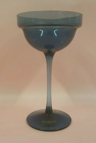 Vintage Wedgwood Blue Stem Glass