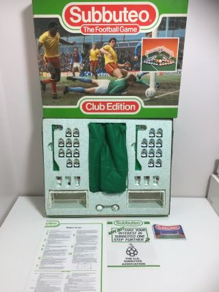 Subbuteo Table Football - 60140 - Club Edition Set 1980’s Vintage Soccer Game