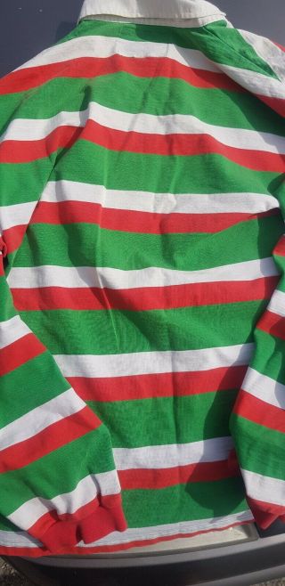Vintage Leicester Tigers 1995 Rugby Shirt Jersey Top Cotton Oxford Size XL 3