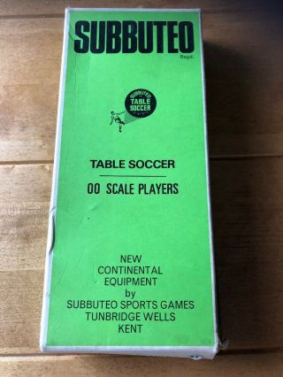 Subbuteo Table Soccer Complete Vintage.  1970s Team.