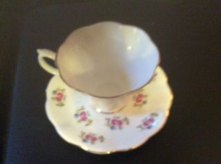 Vintage Royal Albert Bone China Tea Cup And Saucer Set Pink Flowers