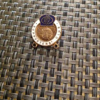 Qpr Vintage 1950s Supporters Club Enamel Pin Badge