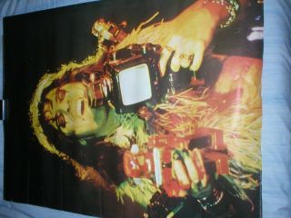 A Vintage Alice Cooper Wall Poster Size 32 X 23 In