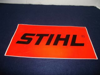 Vintage Stihl Sticker 12 " X 6 "