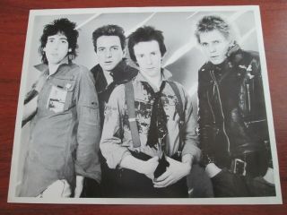 The Clash Vintage Promo Photo Orig 1977 Era Vg Anabas Ltd Stamped P