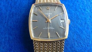 Mens Vintage Carronade Mechanical Watch 17 Jewels Shockabs Fhf St 96 - 4 Movement