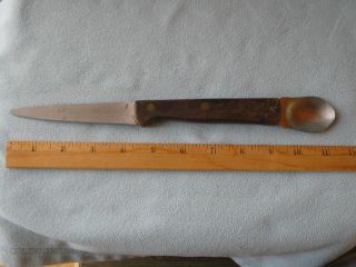 Vintage Art Ullis Inc Gut Spoon Hunting Fishing Knife Marked 299 Tacoma 7 Wash.