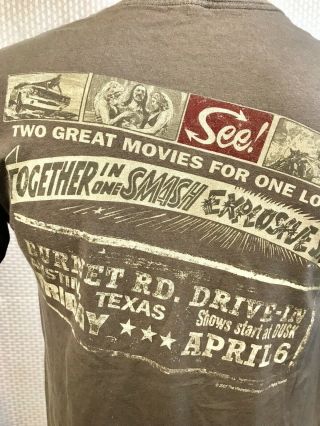 Vintage Grindhouse T Shirt Tarantino Rodriguez Death Proof Planet Terror Sz M 5