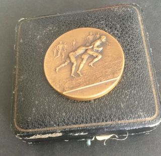 Vintage ARMY RUGBY UNION MEDAL Army Rugby Cup 1931 - 32 2