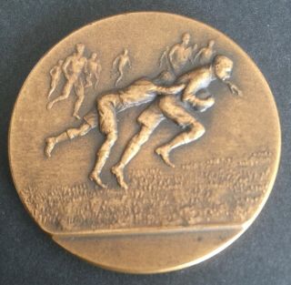 Vintage ARMY RUGBY UNION MEDAL Army Rugby Cup 1931 - 32 4