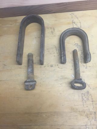 Vintage Screw Pin Anchor Shackle Clevis (2) 1/2 