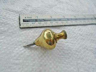 Vintage Brass & Steel No: 1 Plumb Bob 2.  9oz (80g) Old Tool