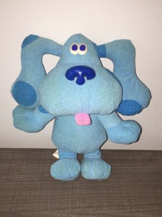 Blues Clues Sing - Along Blue 11 " Plush Toy Doll Tyco 1997 Vintage - Fast
