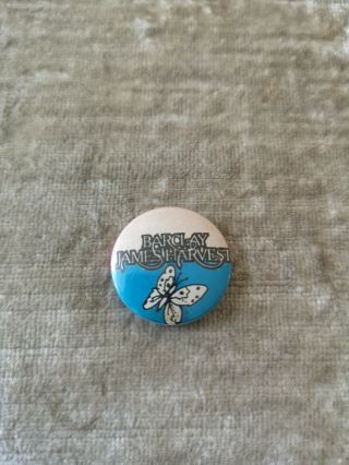 Vintage Barclay James Harvest Button Metal Pin Badge