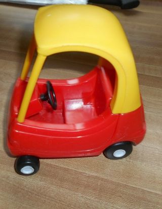 Vintage Little Tikes Dollhouse Cozy Coupe Red/yellow