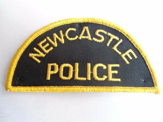 Vintage Newcastle Police Patch,  Brunswick,  Canada,  Police Crest