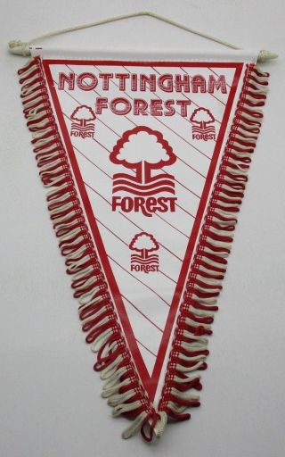 Vintage Nottingham Forest Football Club Pennant,  The City Ground England Nffc