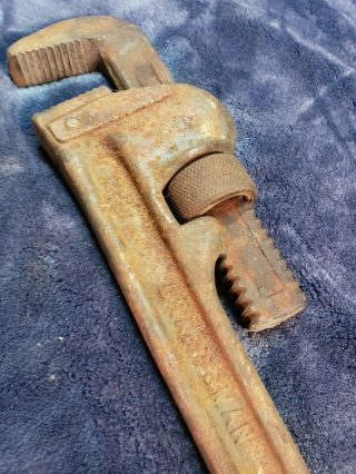Vintage Craftsman Heavy Duty Pipe Wrench Usa 18 Inch