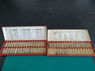 Watchmakers Vintage Dcn No.  16 & No.  20 Boxes Of Winding Stems