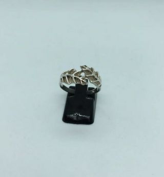 Vintage Silver 925 Ladies Ring Size R1/2