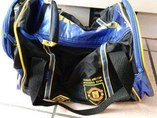 Manchester United Vintage Holdall League And Cup Winners 93/94