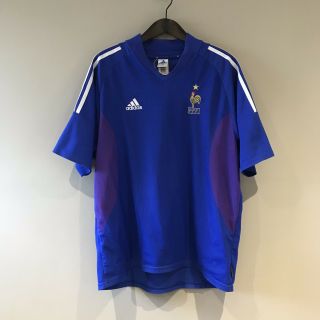 Vtg Adidas France Football Shirt Jersey Large L