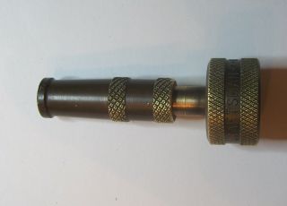Vintage Craftsman Brass Garden Hose Nozzle,  Made In Usa