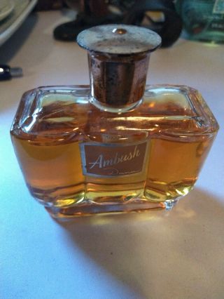 Vintage Ambush Dana Eau De Cologne 4 Oz Full Perfume Bottle