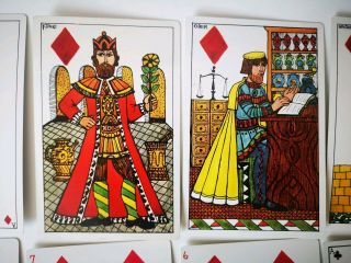 Vintage Playing Cards Des Alchimistes Elfriede Weidenhaus Collectable Tarot