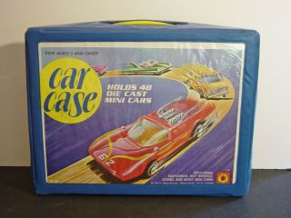 Vintage Tara Toy Take Me Along 48 Car Diecast Carry Case