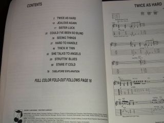 Vintage 1991 Sheet Music Book The Black Crowes 
