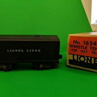 Vintage Lionel Train Postwar - Whistle Tender 1654w For " 027 " Track