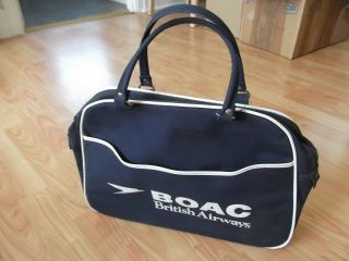Vintage Boac British Airways Flight Bag (1974 Ish) - Item
