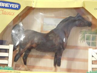 Vintage Breyer Classic,  No 660 Large Chocolate Bay Arabian Horse,  In Orig Box