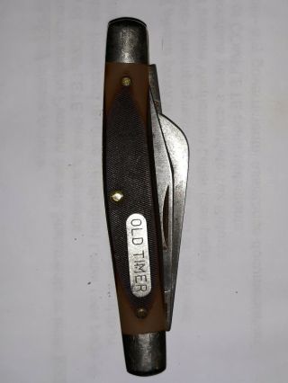 Vintage Schrade Usa Old Timer Pocket Knife 340t.