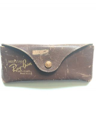 Vintage Bausch & Lomb Ray - Ban Sunglasses Tan Hard Case Only