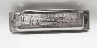 Vintage M.  Hohner Blues Harp Harmonica Key Of A - Made In Germany