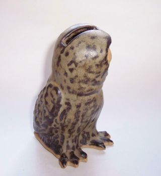 Vintage TREMAR Stoneware POTTERY OWL MONEY BOX Piggy Bank 5